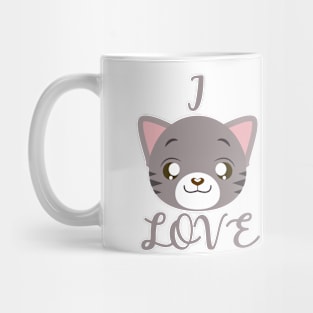 I LOVE CATS, COOL Mug